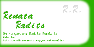 renata radits business card